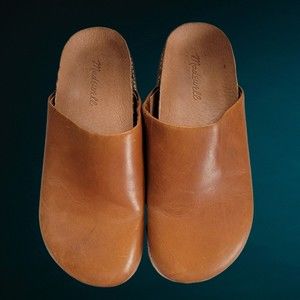 Madewell The Layne Clog Mule Leather Size 7 Womens